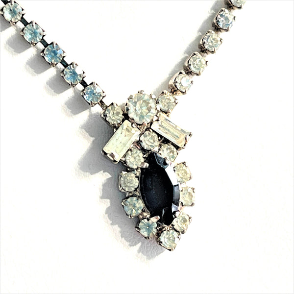 Rhinestone Vintage 60's Necklace-Vintageonline-Vintage Online