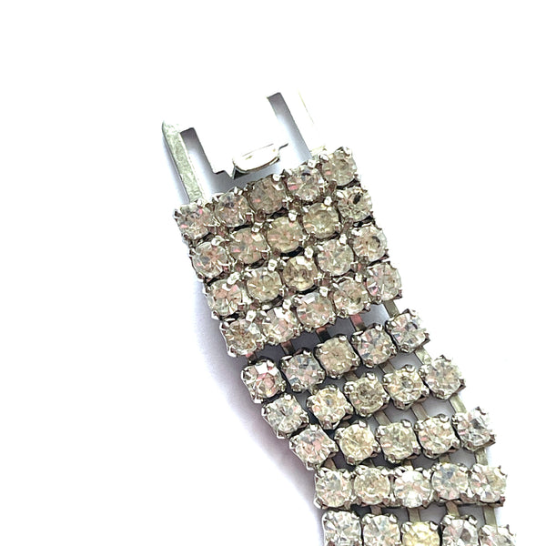 Rhinestone Vintage Bracelet-Vintageonline-Vintage Online