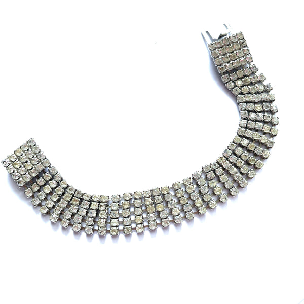 Rhinestone Vintage Bracelet-Vintageonline-Vintage Online