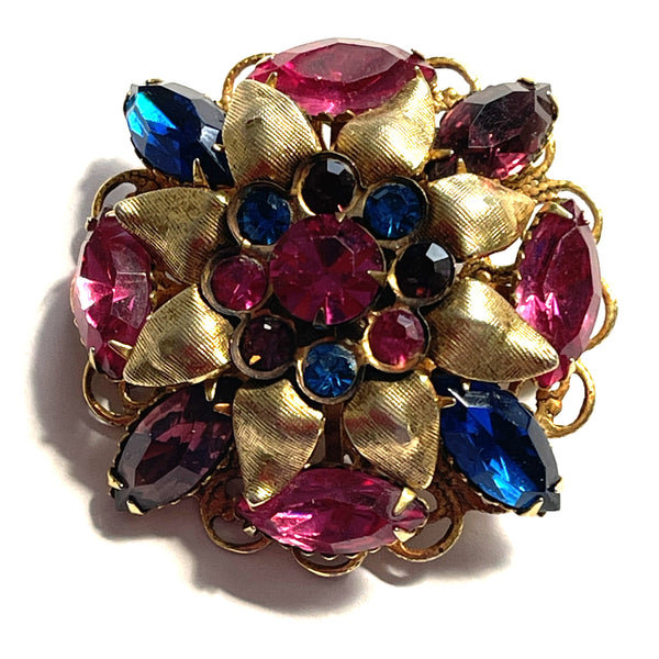 Rhinestone Vintage Brooch 1950's-Vintageonline-Vintage Online