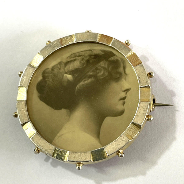 Silver Memorial Brooch Chester 1923-Vintageonline-Vintage Online