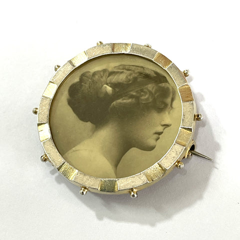 Silver Memorial Brooch Chester 1923-Vintageonline-Vintage Online