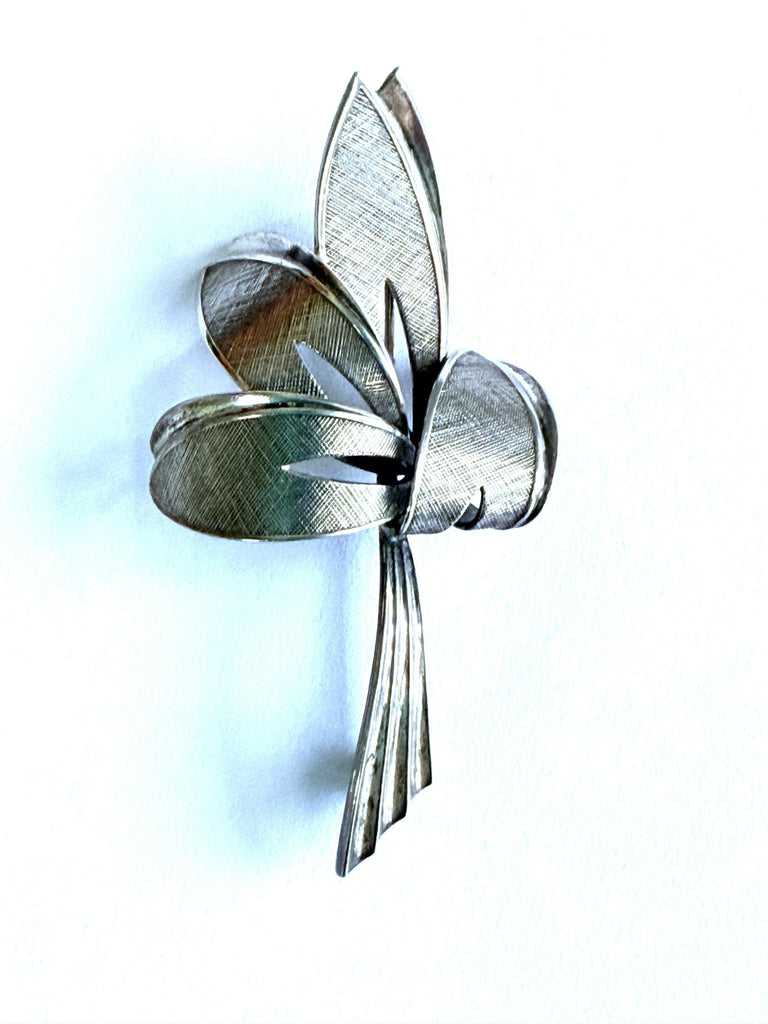 Sterling Silver Free Form Vintage Brooch-Vintageonline-Vintage Online