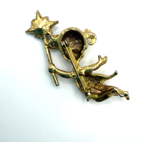 Tancer 11 Vintage Fairy Brooch-Vintageonline-Vintage Online