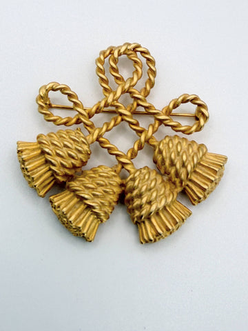 Tassel Vintage Brooch-Vintageonline-Vintage Online