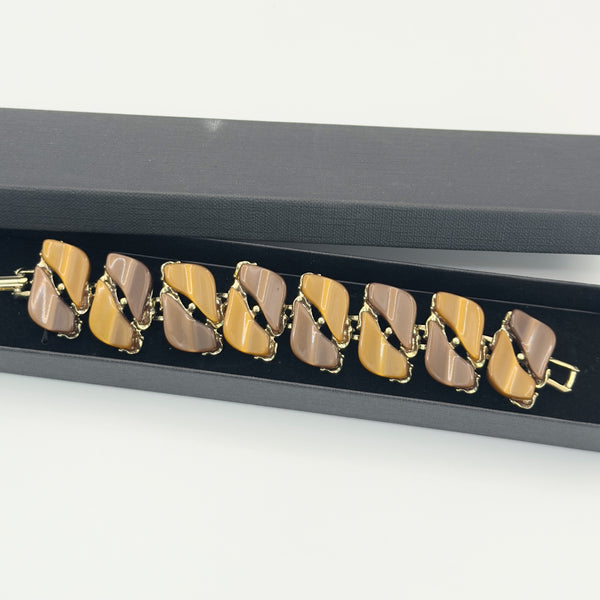Thermoset Lucite Vintage Mid Century Bracelet-Vintageonline-Vintage Online
