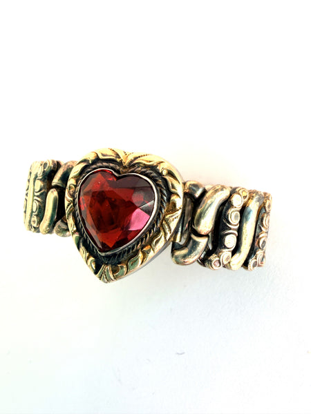 Vintage 1940's WW11 Co-Star Sweetheart Expansion Bracelet-Co-Star USA-Vintage Online