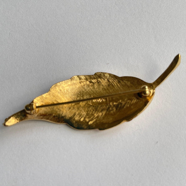 Vintage Avon Leaf Brooch-Vintage Online-Vintage Online