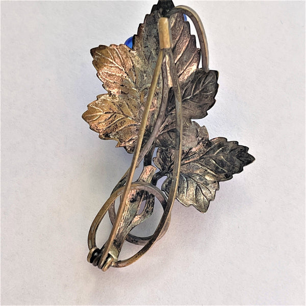 Vintage Bohemian Glass Brooch-Vintageonline-Vintage Online