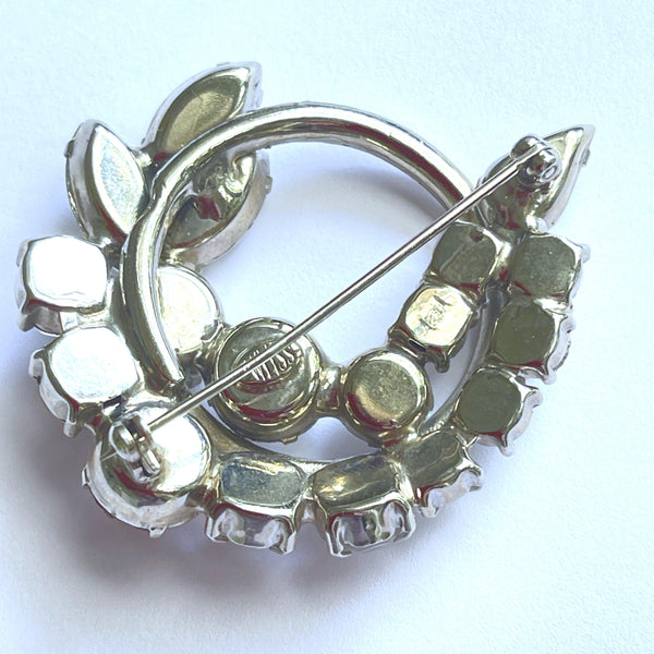 Weiss Vintage Rhinestone 60's Brooch-Weiss New York-Vintage Online