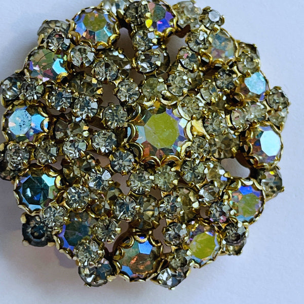 Weiss Vintage Rhinestone Brooch-Weiss USA-Vintage Online