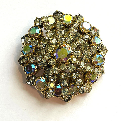 Weiss Vintage Rhinestone Brooch-Weiss USA-Vintage Online