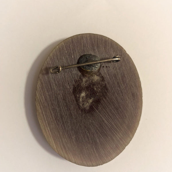 1960's Lucite Lady Head Brooch-Vintageonline-Vintage Online
