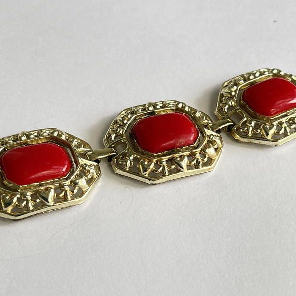 70's Gold Tone Bracelet-Vintageonline-Vintage Online