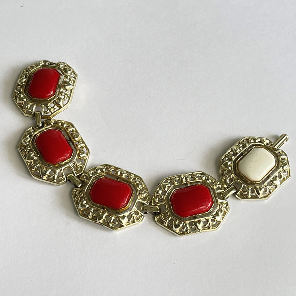 70's Gold Tone Bracelet-Vintageonline-Vintage Online