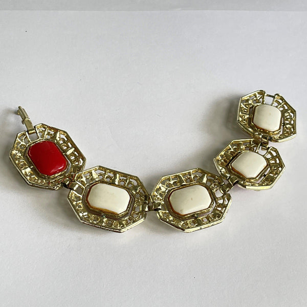 70's Gold Tone Bracelet-Vintageonline-Vintage Online
