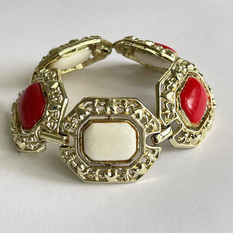 70's Gold Tone Bracelet-Vintageonline-Vintage Online