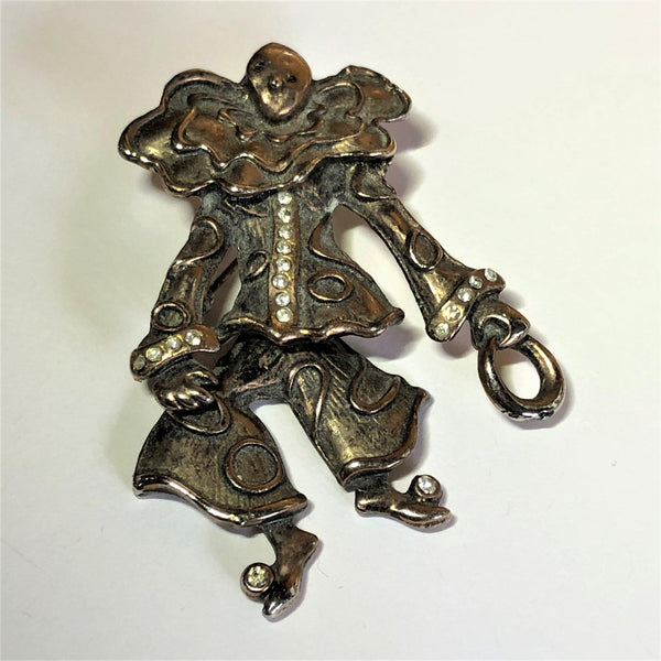 Articulated Vintage Clown Brooch Vintageonline