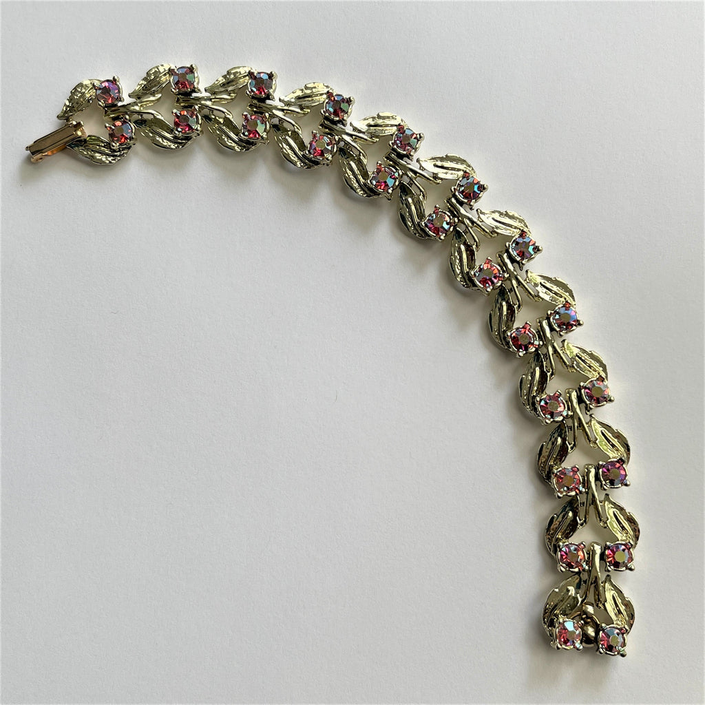 Aurora Borealis Rhinestone Bracelet – Vintage Online