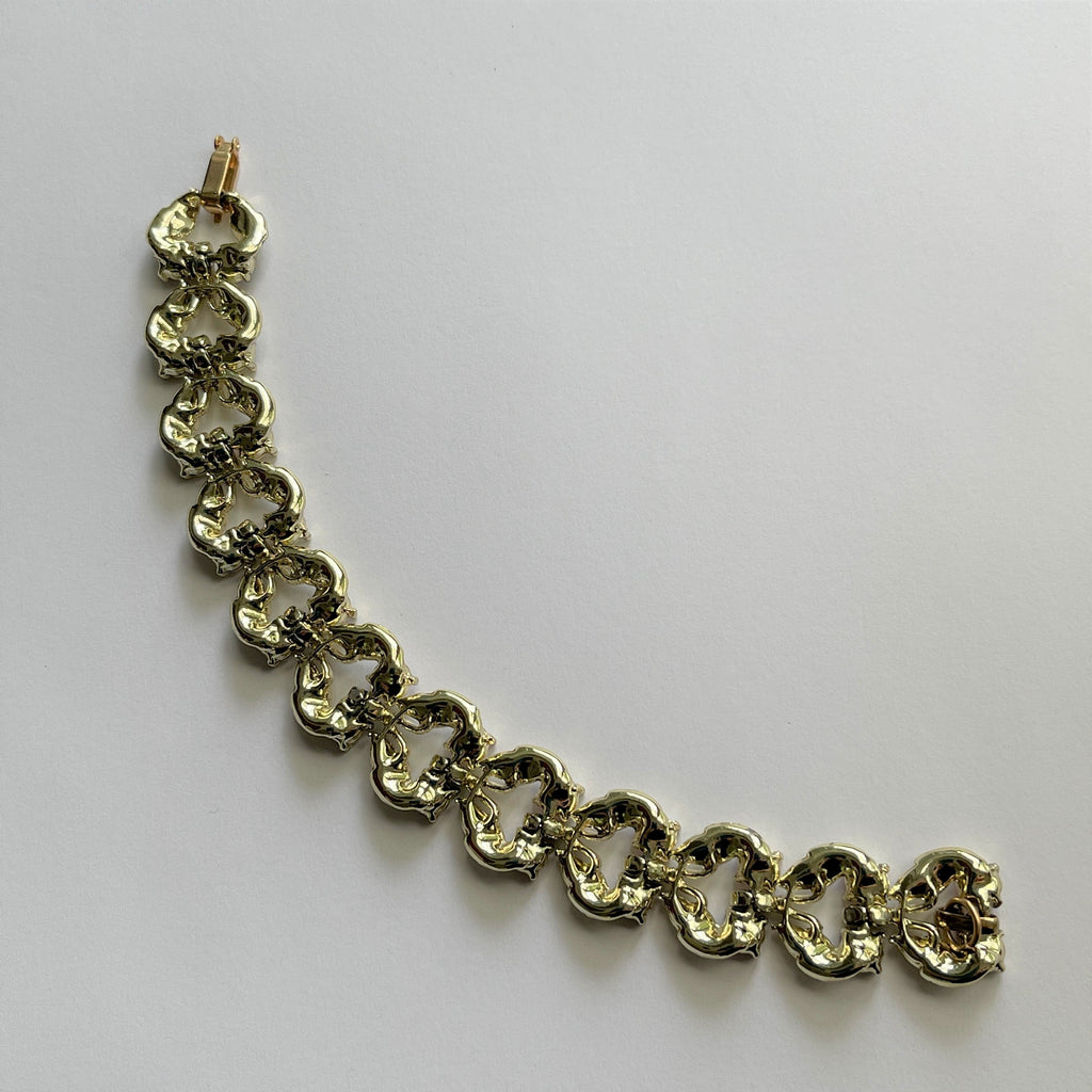 Aurora Borealis Rhinestone Bracelet Vintage Online