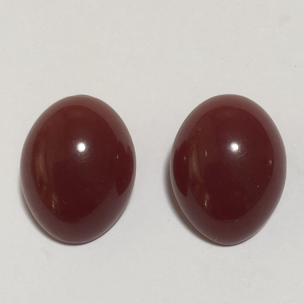Bakelite Clip On Earrings