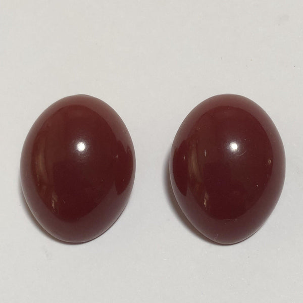 Bakelite Clip On Earrings