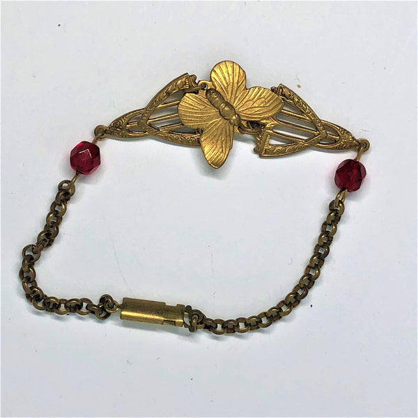 Butterfly Chain Bracelet-Vintageonline-Vintage Online