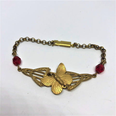 Butterfly Chain Bracelet Vintageonline