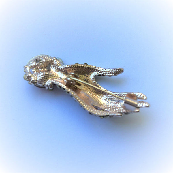 Crystal Hand Brooch-Vintage Online-Vintage Online
