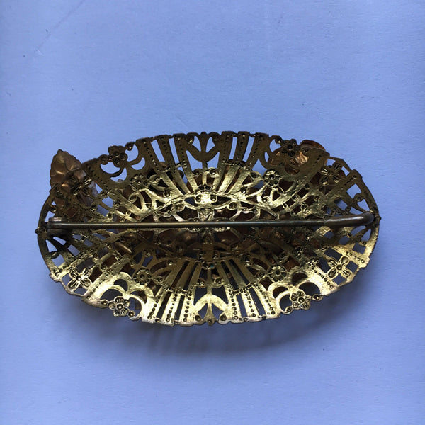 Vintage Online Jewellery | Czech Filigree Vintage Brooch