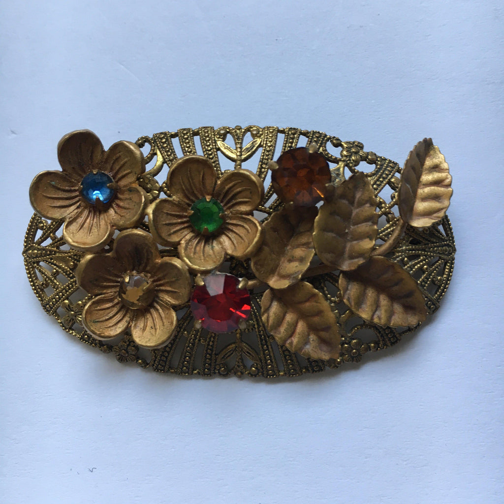 Vintage Online Jewellery | Czech Filigree Vintage Brooch