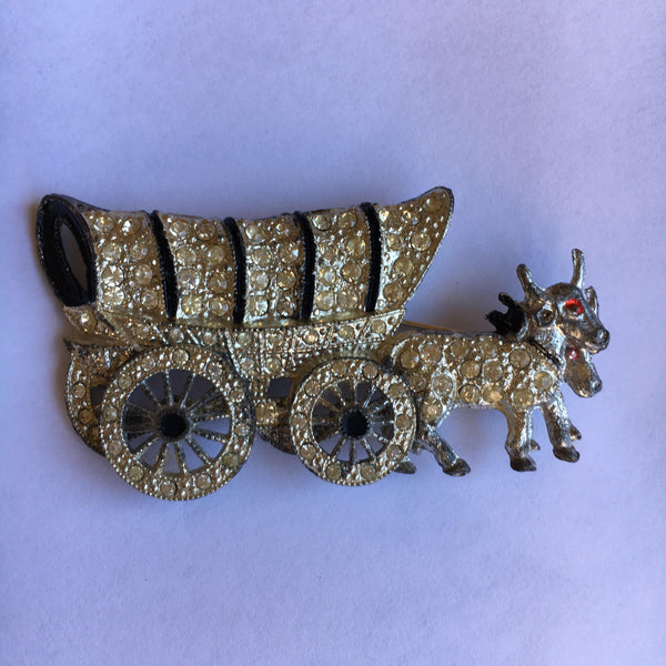 Vintage Online Jewellery | Diamante Paste 1940's Brooch