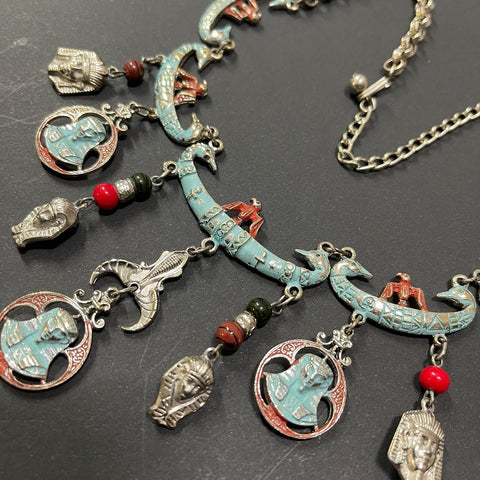 Egyptian Revival Vintage Necklace by Art-ART-Vintage Online