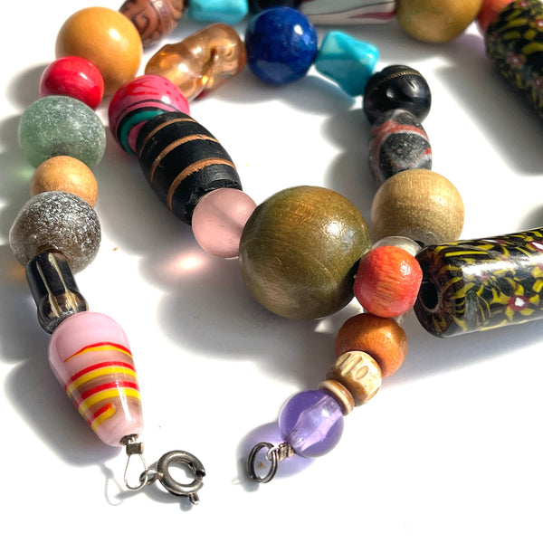 Fantasy Bead Necklace-Vintageonline-Vintage Online