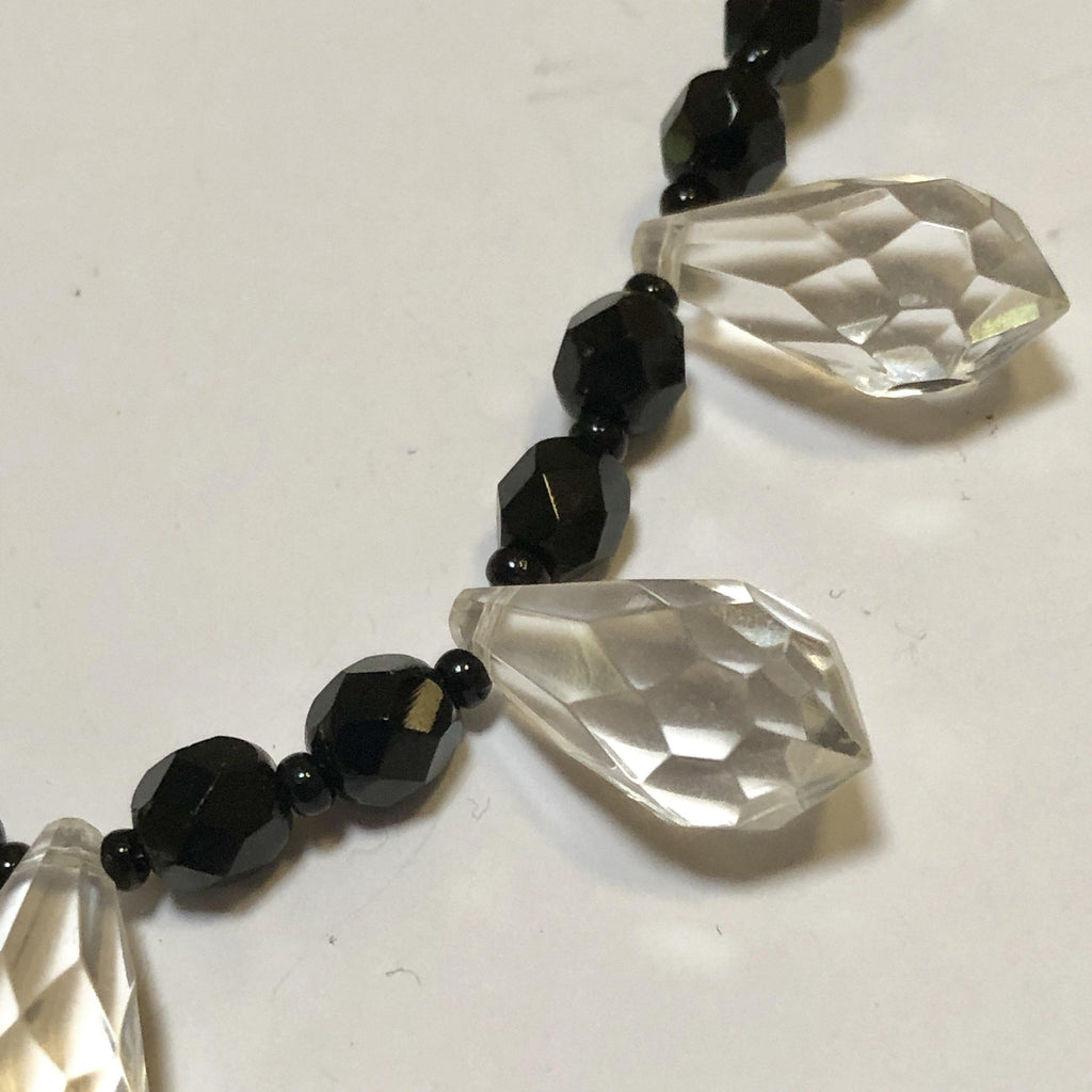 Crystal drop necklace store