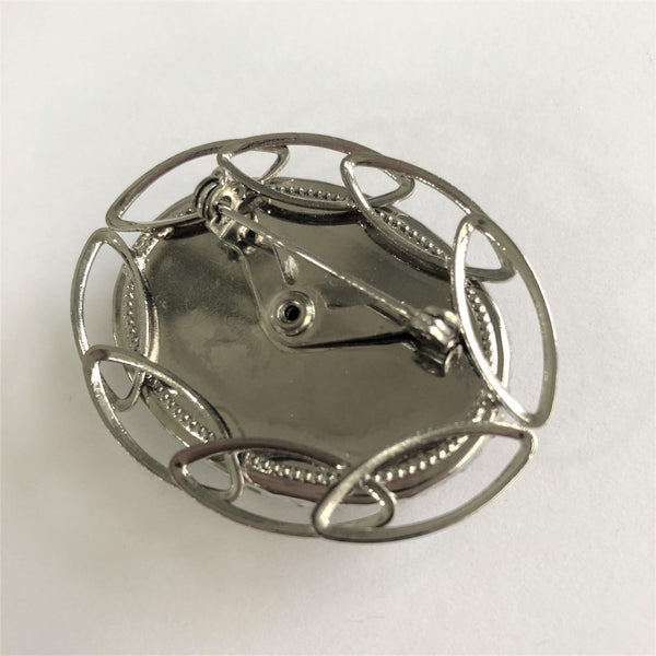 Gemstone Vintage Brooch-Vintage Online-Vintage Online