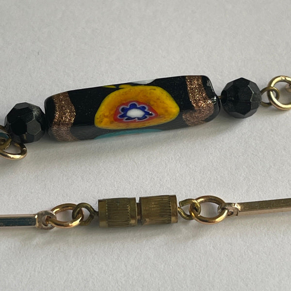 Glass Bead Vintage Necklace-Vintageonline-Vintage Online