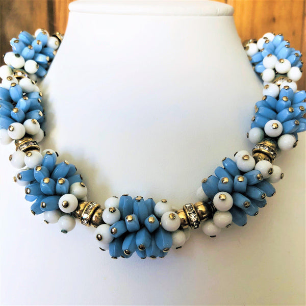 Glass Beads 1950's Necklace-Vintage Online-Vintage Online