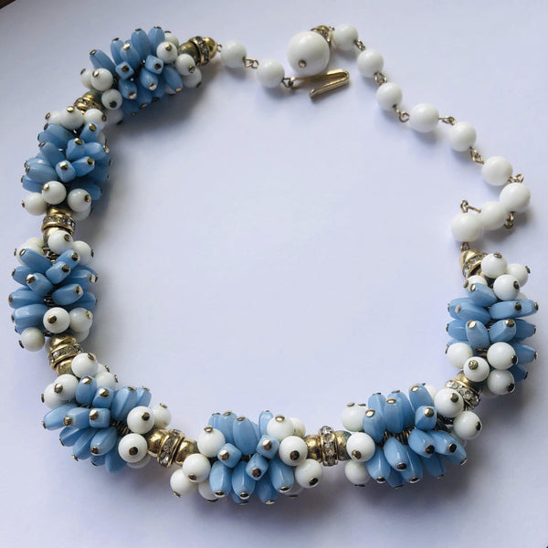 Glass Beads 1950's Necklace Vintageonline