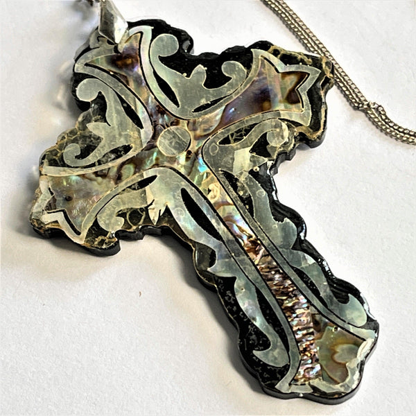 Gothic Cross Pendant-Vintageonline-Vintage Online