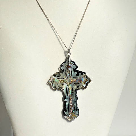 Gothic Cross Pendant-Vintageonline-Vintage Online