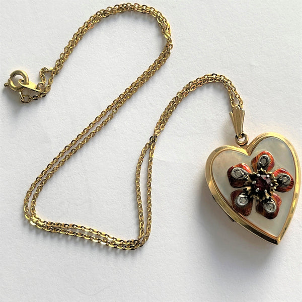 Heart Shaped Vintage Locket-Vintageonline-Vintage Online