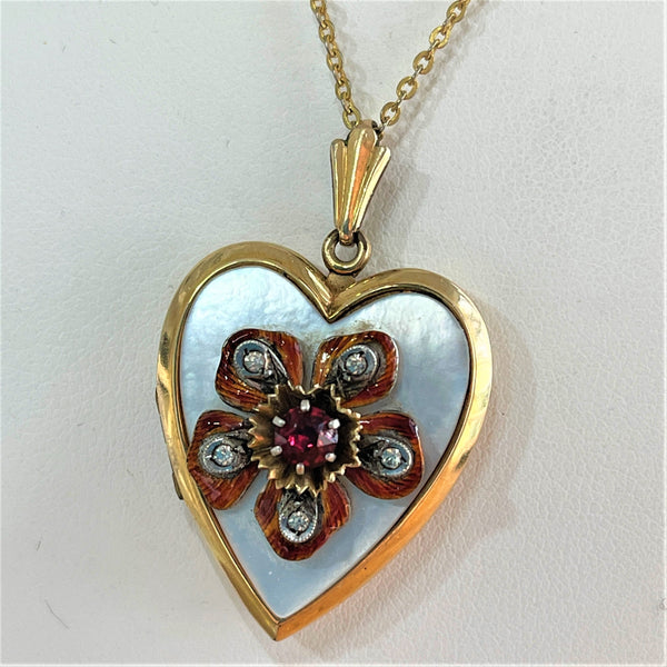 Heart Shaped Vintage Locket-Vintageonline-Vintage Online