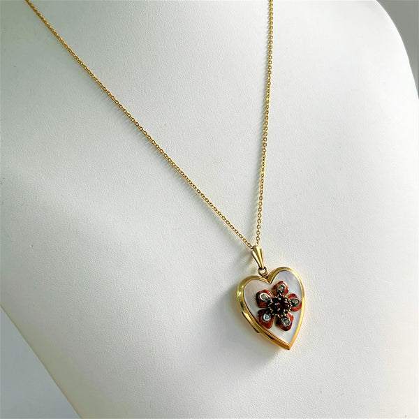 Heart Shaped Vintage Locket-Vintageonline-Vintage Online