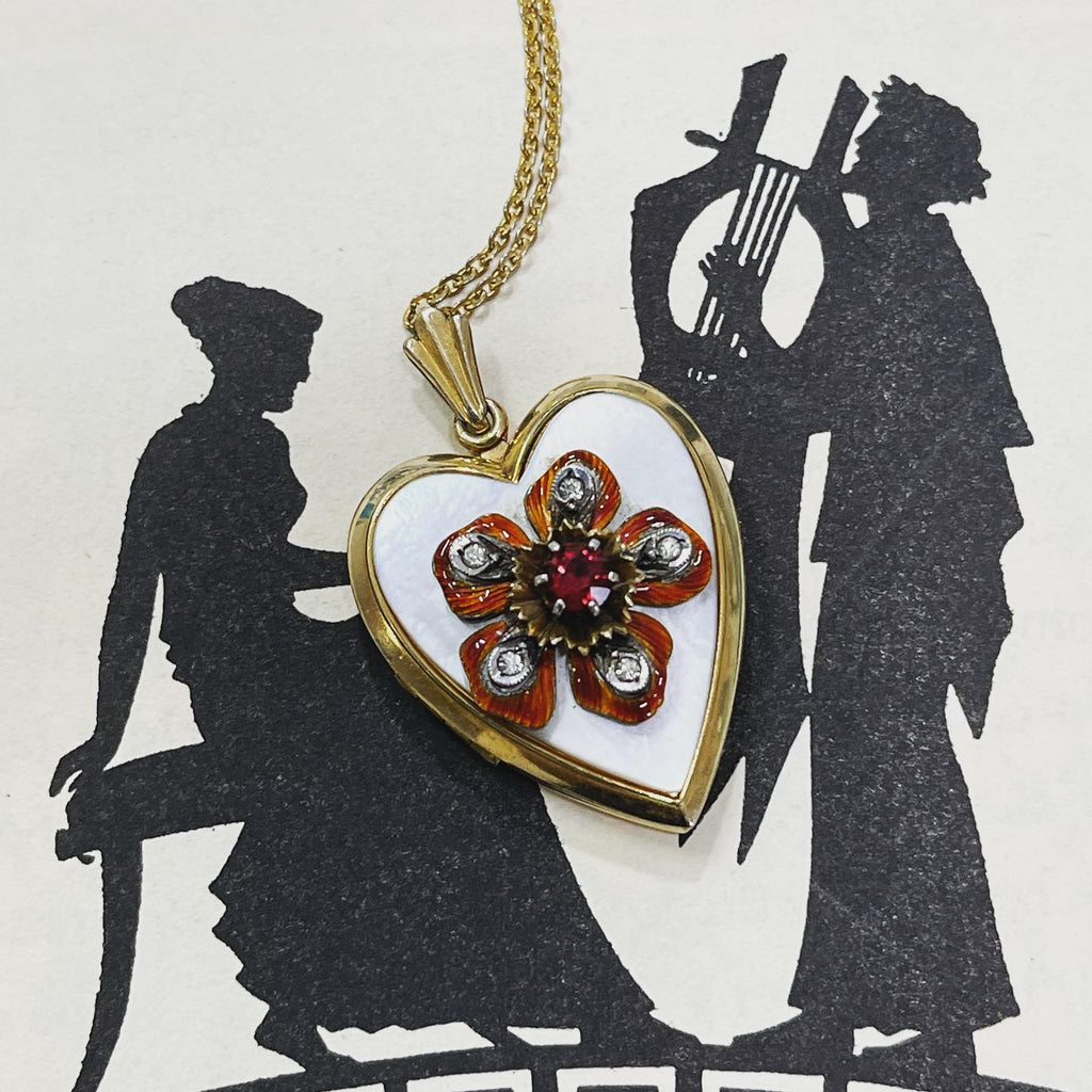 Heart Shaped Vintage Locket-Vintageonline-Vintage Online