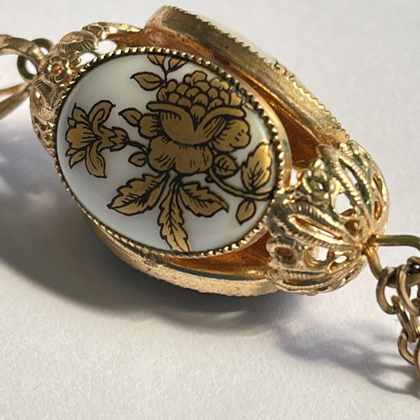 Lantern Pendant & Chain-Vintageonline-Vintage Online