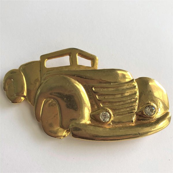 Large Vintage Car Brooch-Vintageonline-Vintage Online