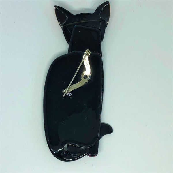 Lea Stein Authentic Quarrelsome Cat Pin Brooch-Lea Stein-Vintage Online