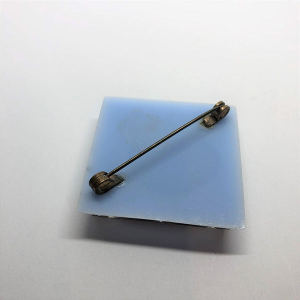 Lucite Vintage Floral Brooch-Vintageonline-Vintage Online
