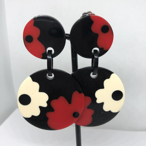 Marion Godart Flower Power Earrings Vintageonline